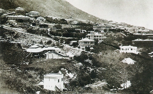 3 1870s midlevels An old photo of the Mid-Levels in the 1870s