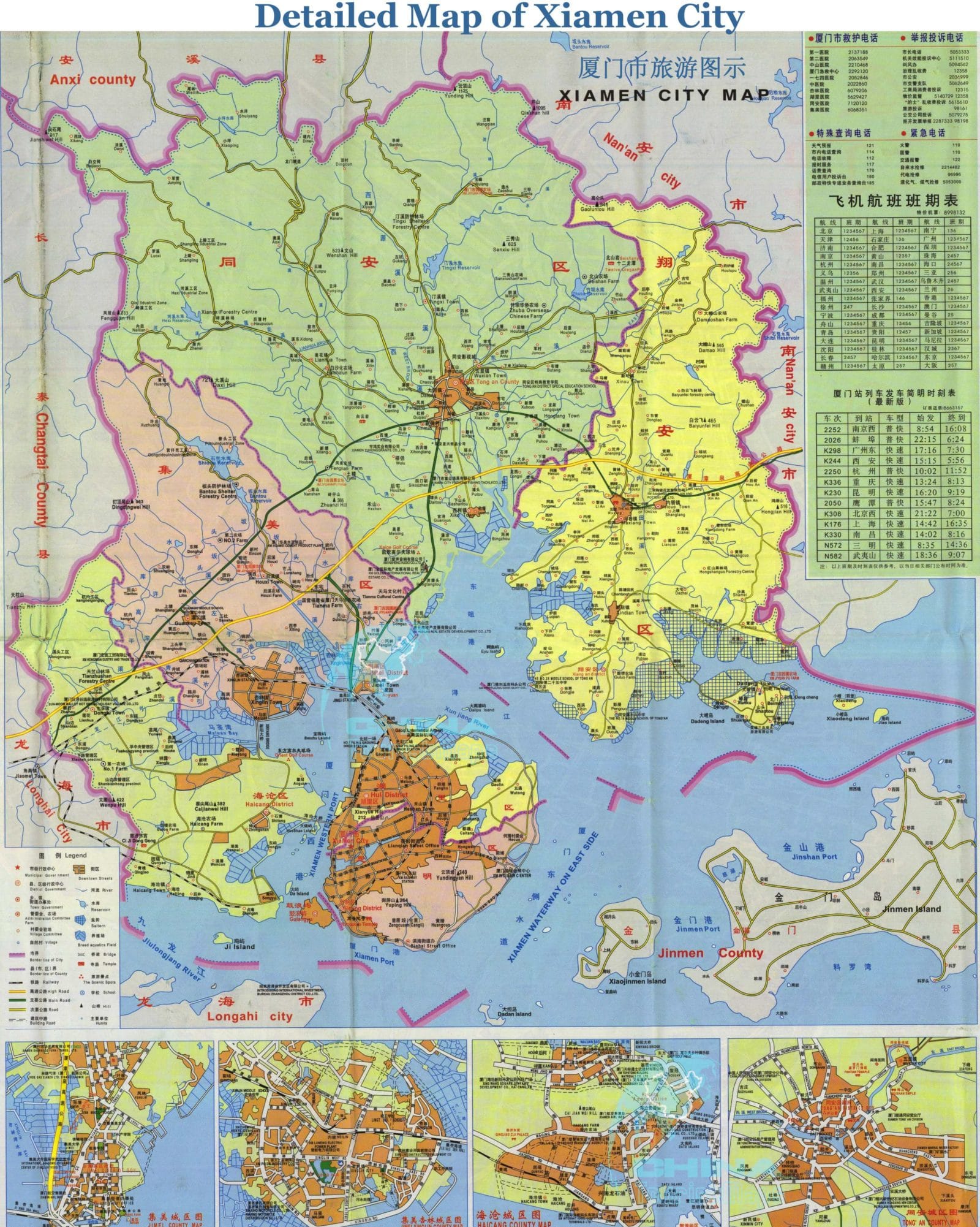gulangyu tourist map english hi-res downloadable